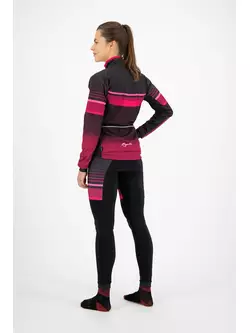 ROGELLI dámské zimní cyklistické kalhoty se šlemi IMPRESS black/pink
