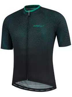 ROGELLI pánské tričko na kolo WEAVE black/green 001.331