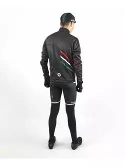 ROGELLI pánské zateplené cyklistické kalhoty se šlemi TEAM 2.0 black
