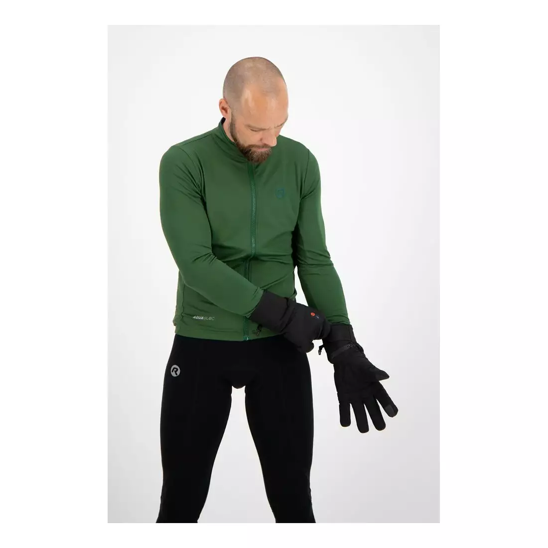 ROGELLI pánské zimní rukavice s topným systémem HEATED Černá