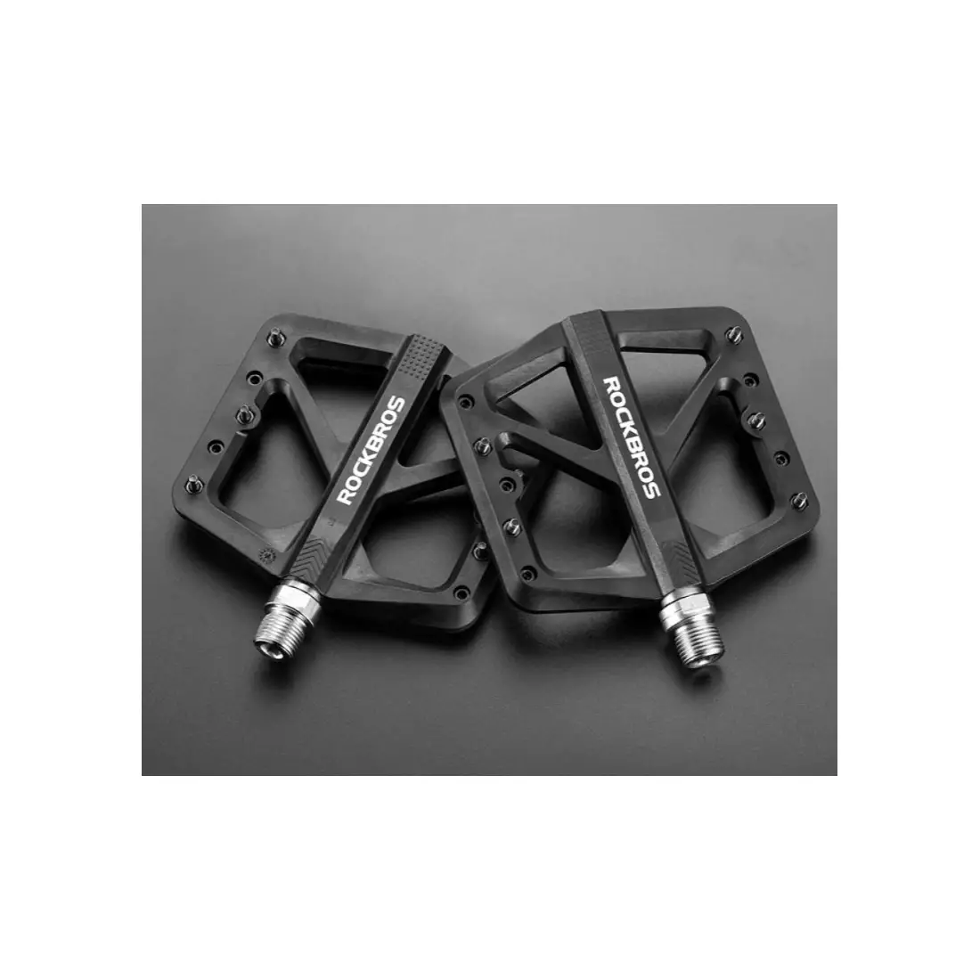 Rockbros nylonplošinové pedály, Černá M906-BK