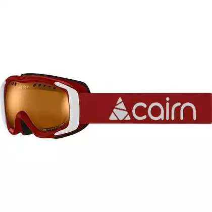 CAIRN dětské lyžařské/snowboardové brýle BOOSTER PHOTOCHROMIC kaštanová a bílá