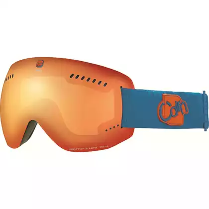 CAIRN Lyžařské / snowboardové brýle PRIME 810, Orange/Blue 580711810