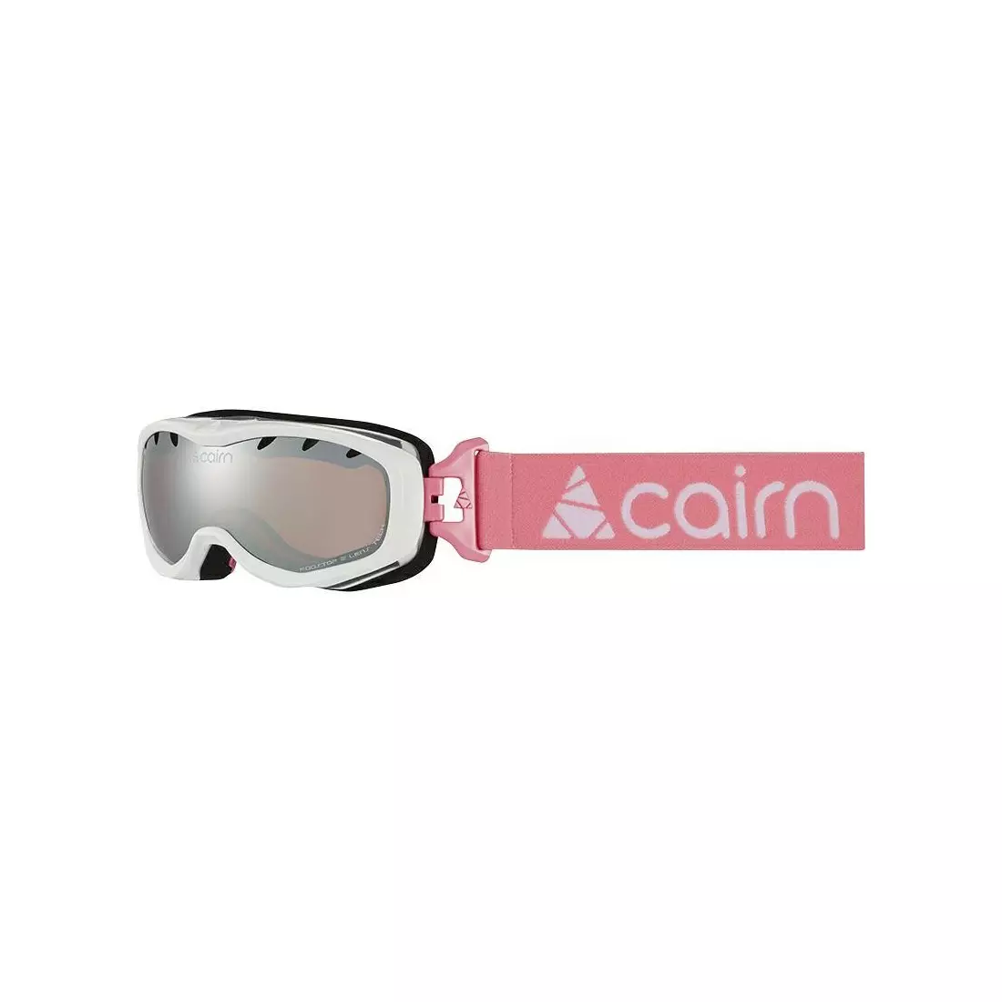 CAIRN dětské lyžařské/snowboardové brýle RUSH SPX3000 Shiny White Candy Pink 