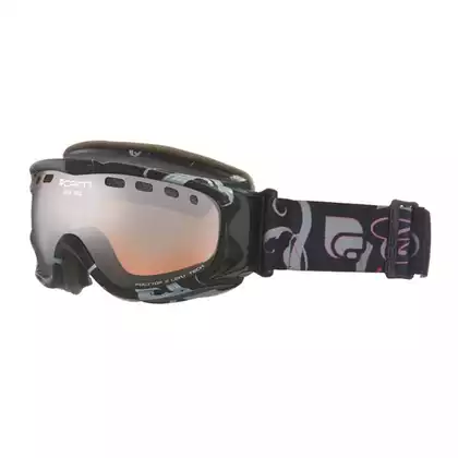 CAIRN lyžařské / snowboardové brýle VISOR OTG 8903, black-rose 5802818903