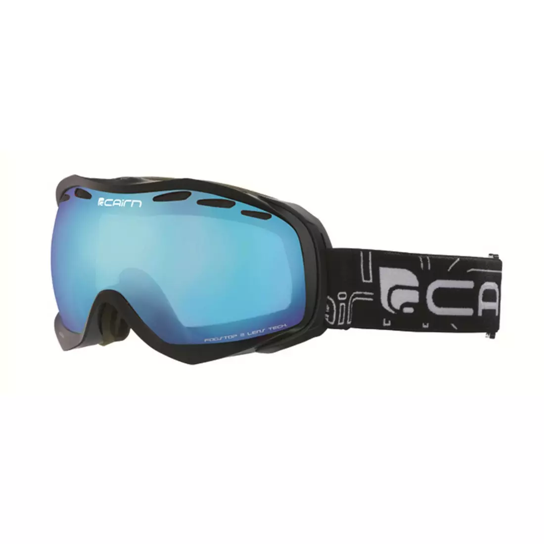 CAIRN lyžařské/snowboardové brýle ALPHA SPX3000 8202, black/blue 5808518202