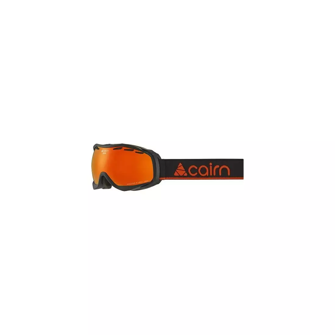 CAIRN lyžařské/snowboardové brýle ALPHA SPX3000 IUM Mat Black Orange Mirror 