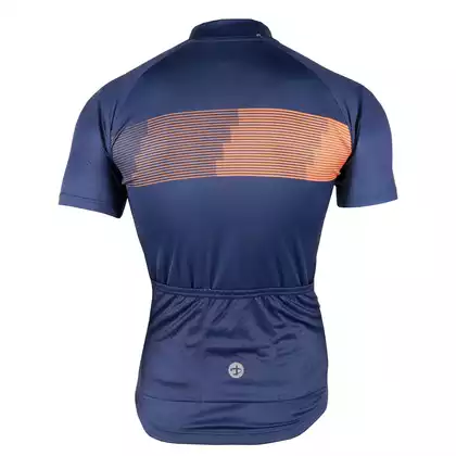 DEKO STYLE-0421 pánský cyklistický dres s krátkým rukávem, námořnická modrá
