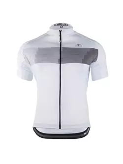 DEKO STYLE-0421 pánský cyklistický dres s krátkým rukávem, bílý