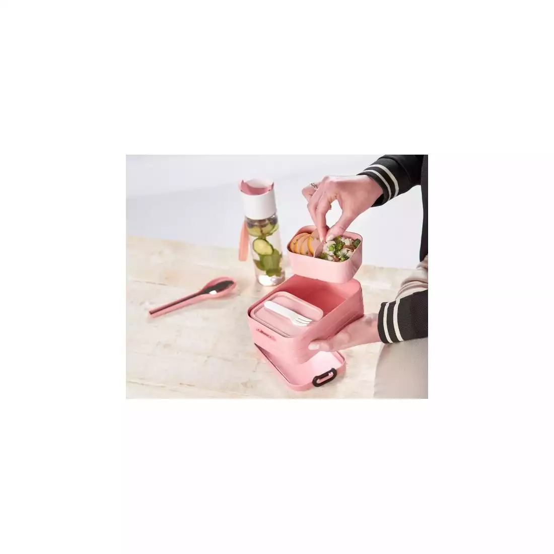 Mepal Take a Break Bento midi Nordic Pink lunchbox, růžový