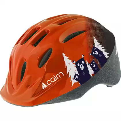 CAIRN Dětská cyklistická helma R SUNNY, ORANGE MINDNIGHT 0300129190