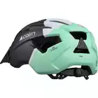 CAIRN PRISM XTR II cyklistická helma, černo-tyrkysová