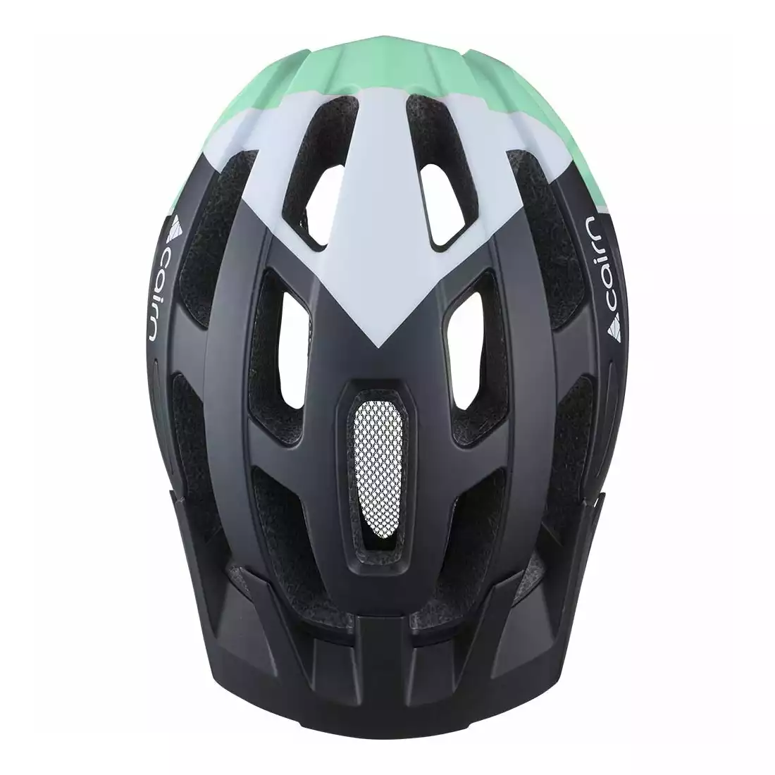 CAIRN PRISM XTR II cyklistická helma, černo-tyrkysová