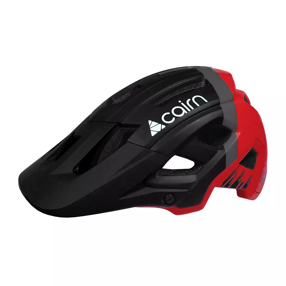 CAIRN cyklistická helma R DUST II black red