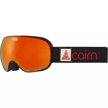CAIRN lyžařské / snowboardové brýle FOCUS OTG black mat/orange mirror
