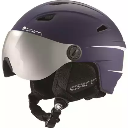 CAIRN lyžařská/snowboardová přilba ELECTRON VISOR dark blue 06058100559/60