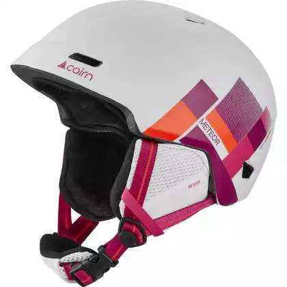 CAIRN zimní lyžařská / snowboardová přilba METEOR white/pink