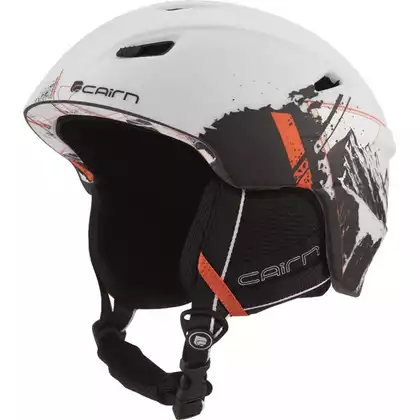 CAIRN zimní lyžařská / snowboardová přilba PROFIL white/black/orange