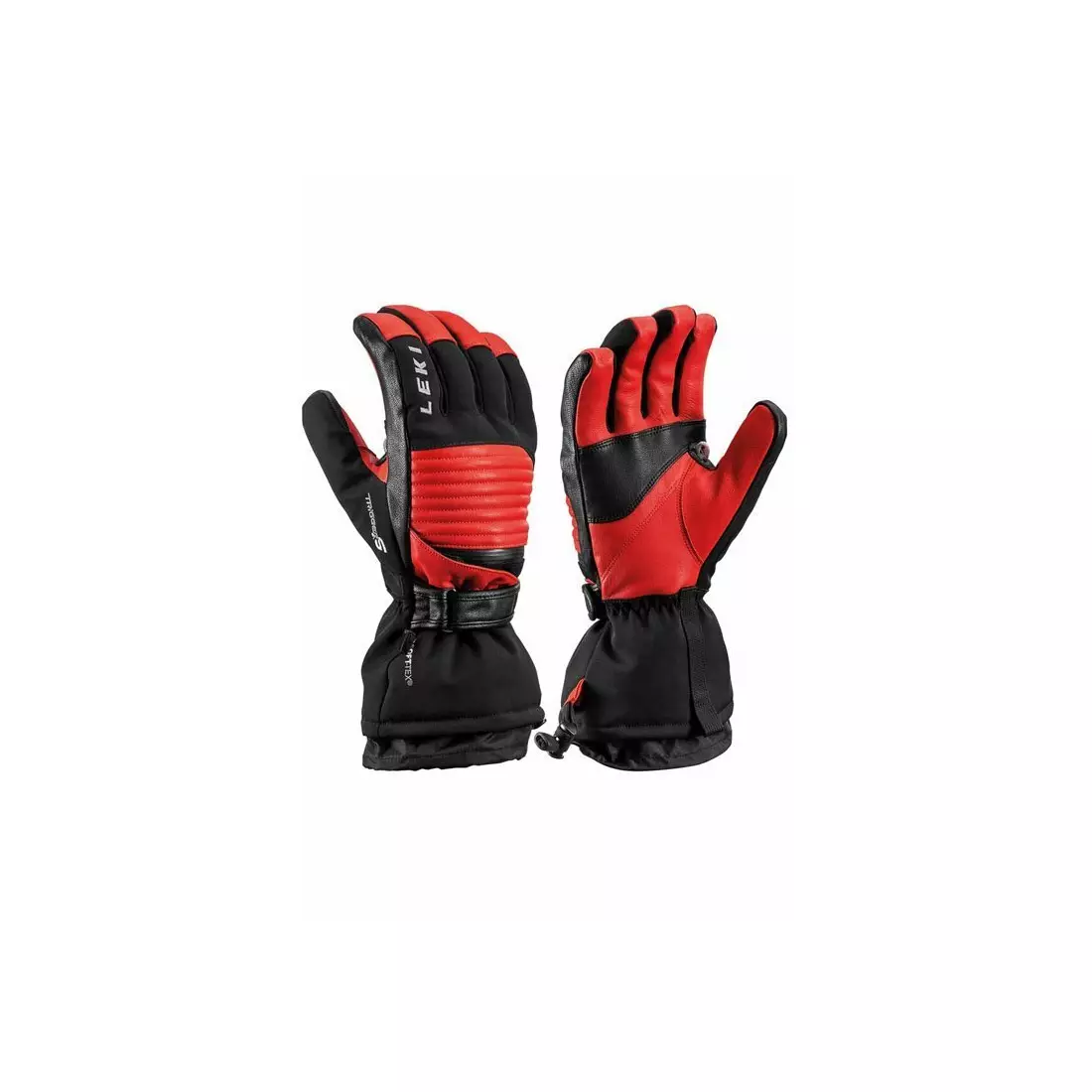 LEKI Dámské lyžařské rukavice, Xplore XT S vintage, red-black, 643840303100