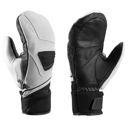 LEKI Dámské lyžařské / snowboardové rukavice Griffin S Lady Mitt, white-black 649801502080