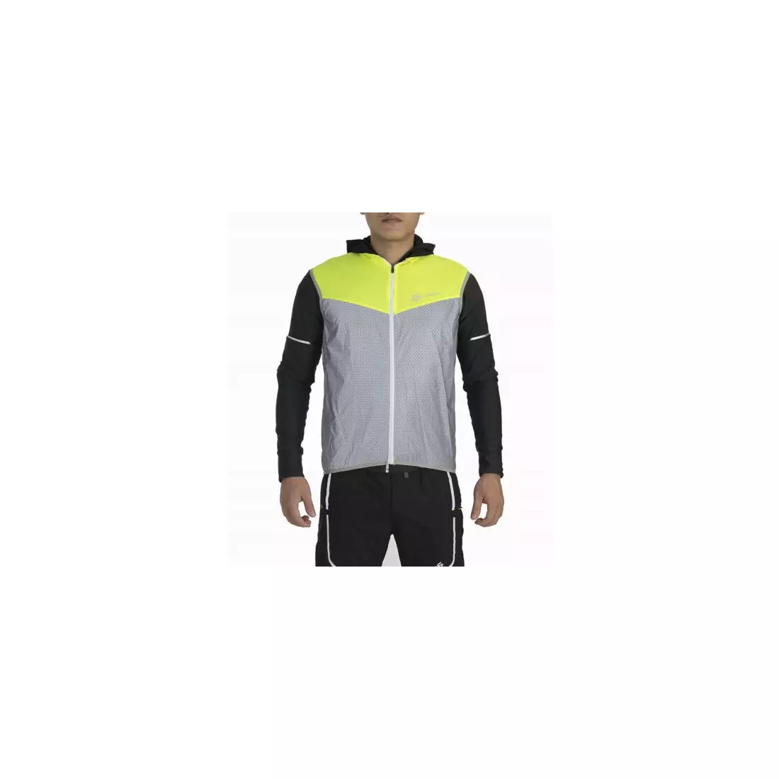Rockbros pánská lehká cyklistická / sportovní vesta, reflexní, fluor FGY1002