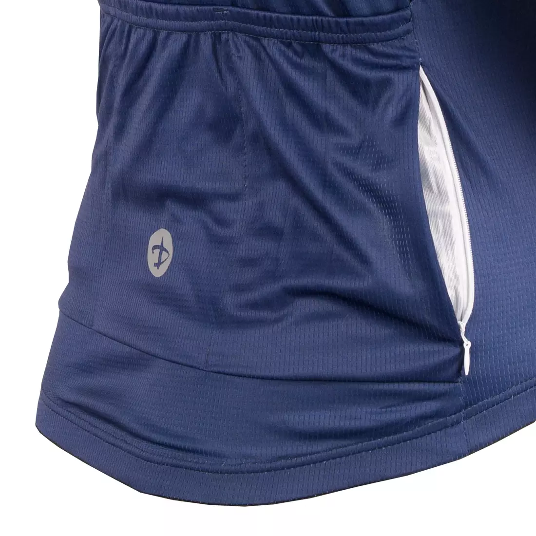 [Set] DEKO STYLE-0421 pánský cyklistický dres s krátkým rukávem, námořnická modrá + DEKO POCKET pánské cyklistické kraťasy, černá