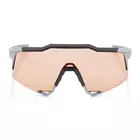 100% sportovní brýle SPEEDCRAFT (HiPER Coral Lens) Soft Tact Stone Grey STO-61001-424-01