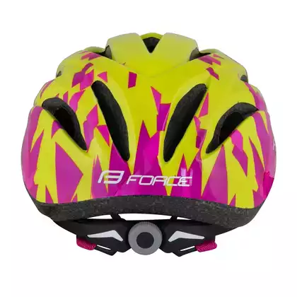 FORCE Dětská cyklistická helma ANT, fluo-růžová 902634