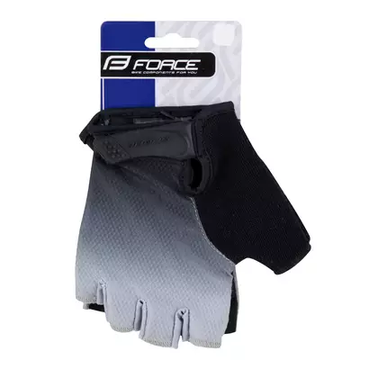 FORCE unisex cyklistické rukavice SHADE grey 905237