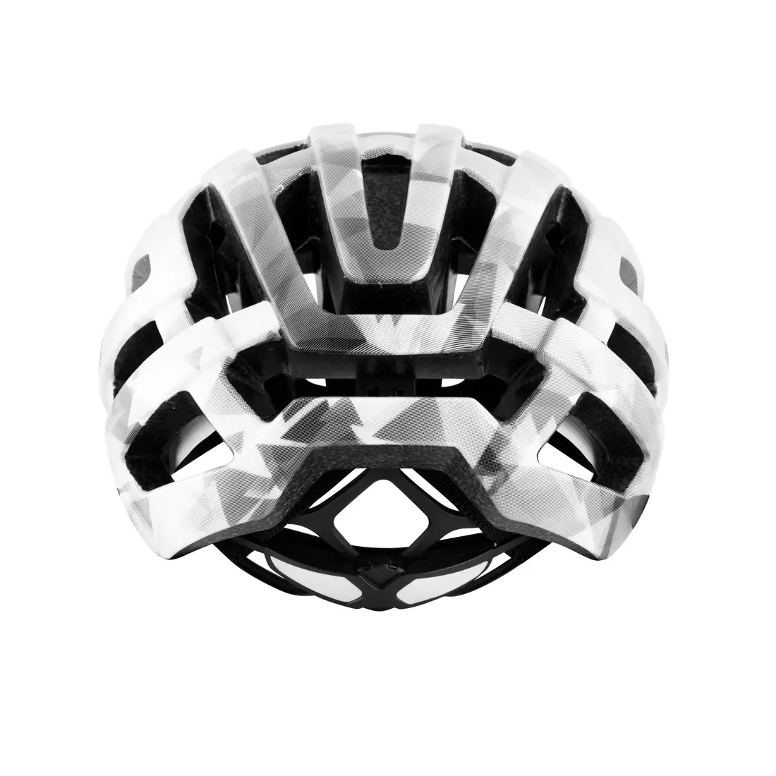 FORCE silniční cyklistická helma HAWK white/black 902773