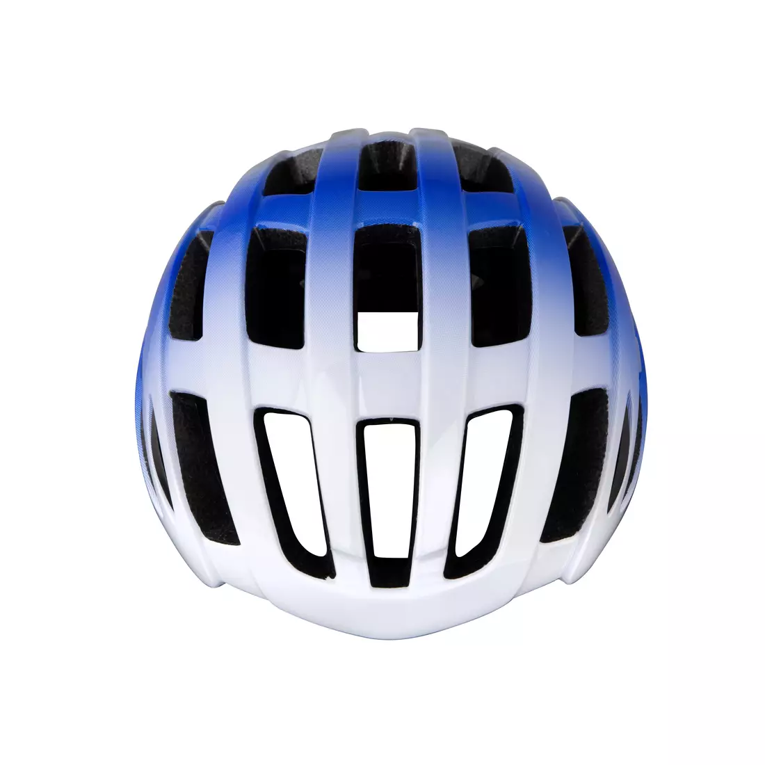 FORCE silniční cyklistická helma HAWK white/blue 902770