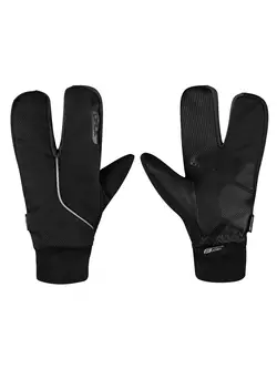 FORCE zimní cyklistické rukavice HOT RAK PRO black 904221