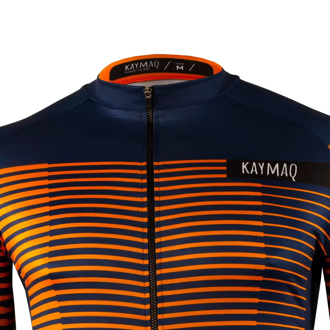 KAYMAQ M66 RACE pánský cyklistický dres s krátkým rukávem oranžový