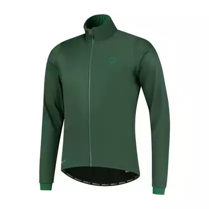 Rogelli Pánská cyklistická bunda, Softshell, ESSENTIAL zelená, ROG351028