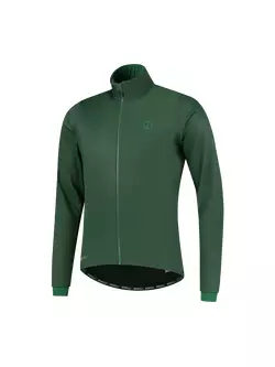 Rogelli Pánská cyklistická bunda, Softshell, ESSENTIAL zelená, ROG351028