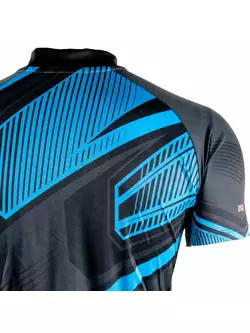 [Set] DEKO POCKET pánské cyklistické kraťasy, černá a modrá + DEKO pánský cyklistický dres s krátkým modrý MNK-001-09