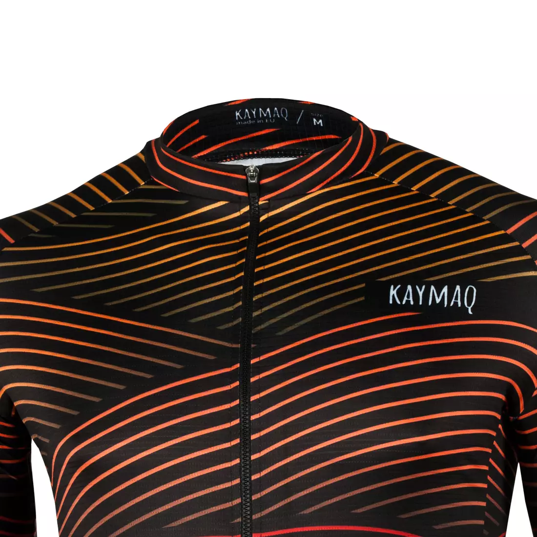 [Set] KAYMAQ M52 RACE pánský cyklistický dres s krátkým rukávem + KAYMAQ DESIGN KYB-0012 cyklistické kraťasy se šlemi, barva: Černá