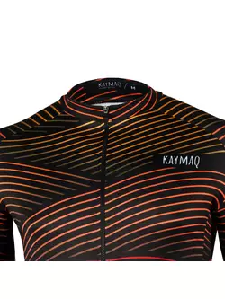 [Set] KAYMAQ M52 RACE pánský cyklistický dres s krátkým rukávem + KAYMAQ DESIGN KYB-0012 cyklistické kraťasy se šlemi, barva: Černá