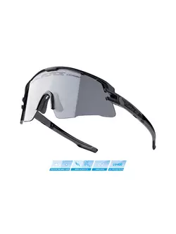 FORCE AMBIENT fotochromatické sportovní brýle, černá a šedá