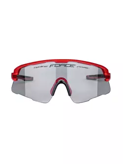 FORCE AMBIENT fotochromní sportovní brýle, červeno-šedá