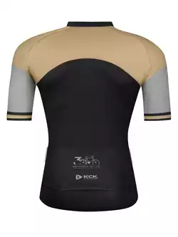 FORCE ANNIVERSARY Cyklistický dres, černo-zlatý