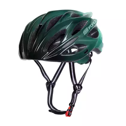 FORCE cyklistická helma BULL HUE, černé a tyrkysové, 9029055