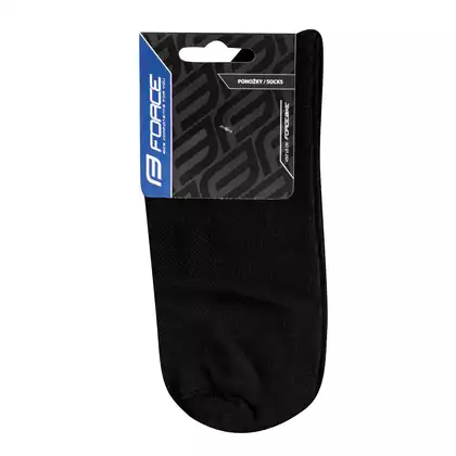 FORCE Cyklistické / sportovní ponožky, dlouhé ELEGANT, Černá, 9009139