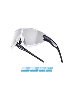 FORCE Sportovní fotochromatické brýle CREED, modrá a bílá 91186