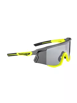 FORCE cycling / sports glasses SONIC, photochromic, šedá-fluo, 910958