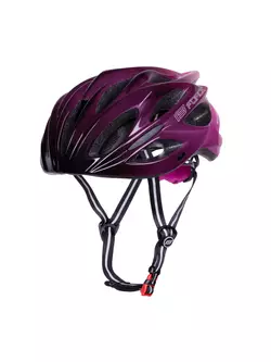 FORCE cyklistická helma BULL HUE, černá a růžová, 9029051