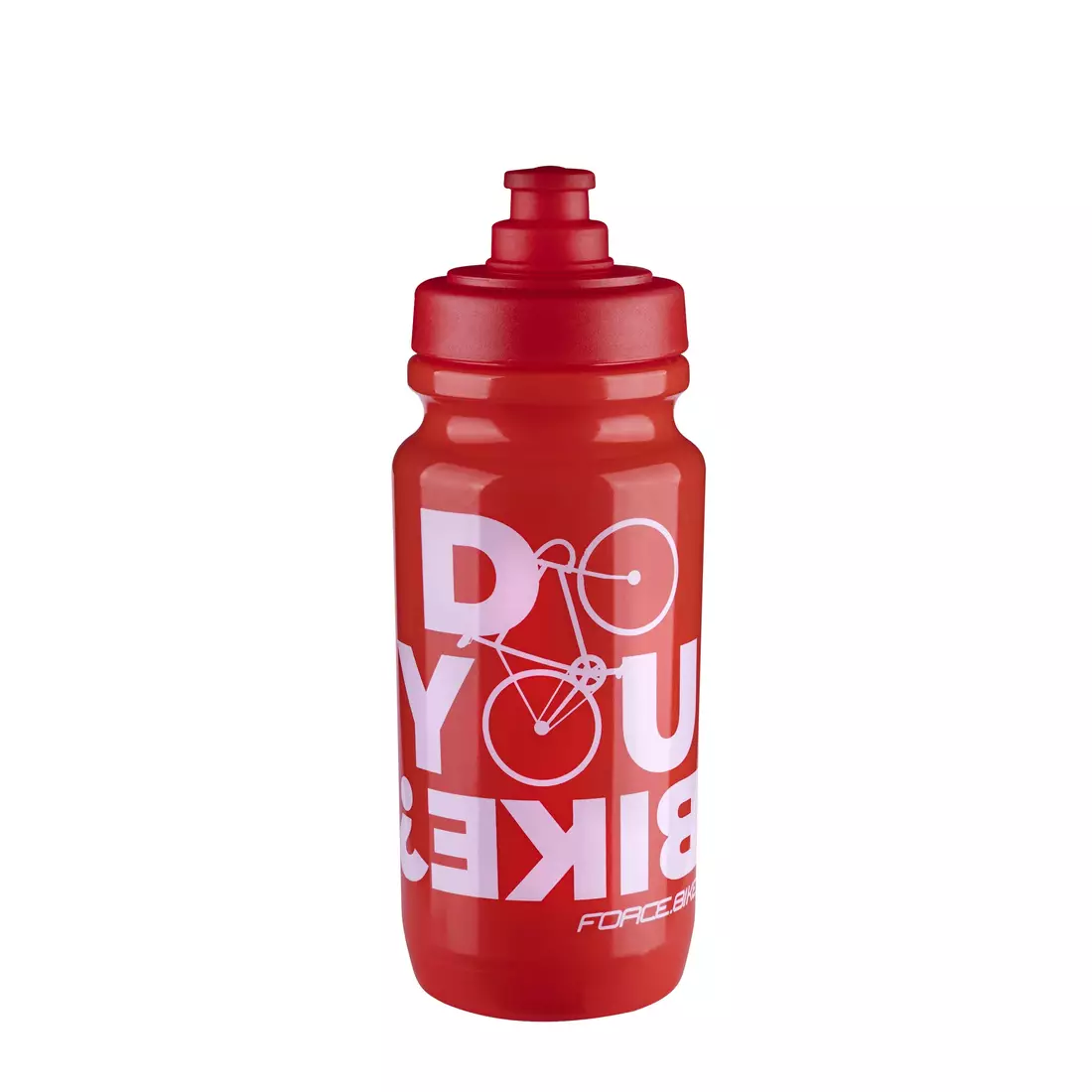 FORCE cyklistická láhev s vodou BIKE 0,5L red 250910