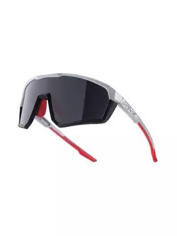 FORCE cyklistické / sportovní brýle APEX, černá a šedá, 910893