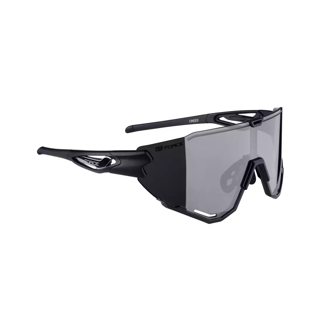 FORCE cyklistické / sportovní brýle CREED Černá, 91181