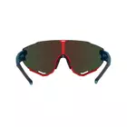 FORCE cyklistické / sportovní brýle CREED černá a červená, 91180